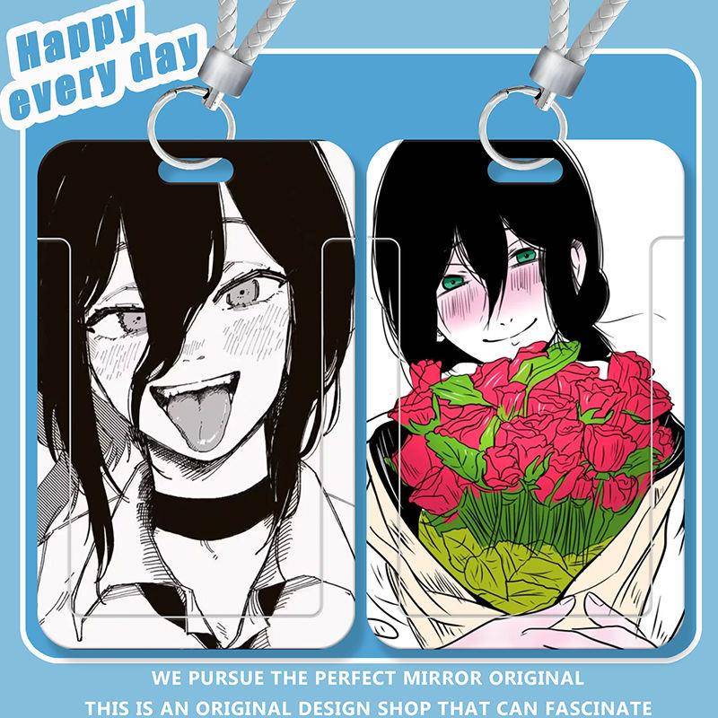 电锯人蕾塞二次元学生滑盖饭卡公交卡证件保护套门禁卡校园卡收纳