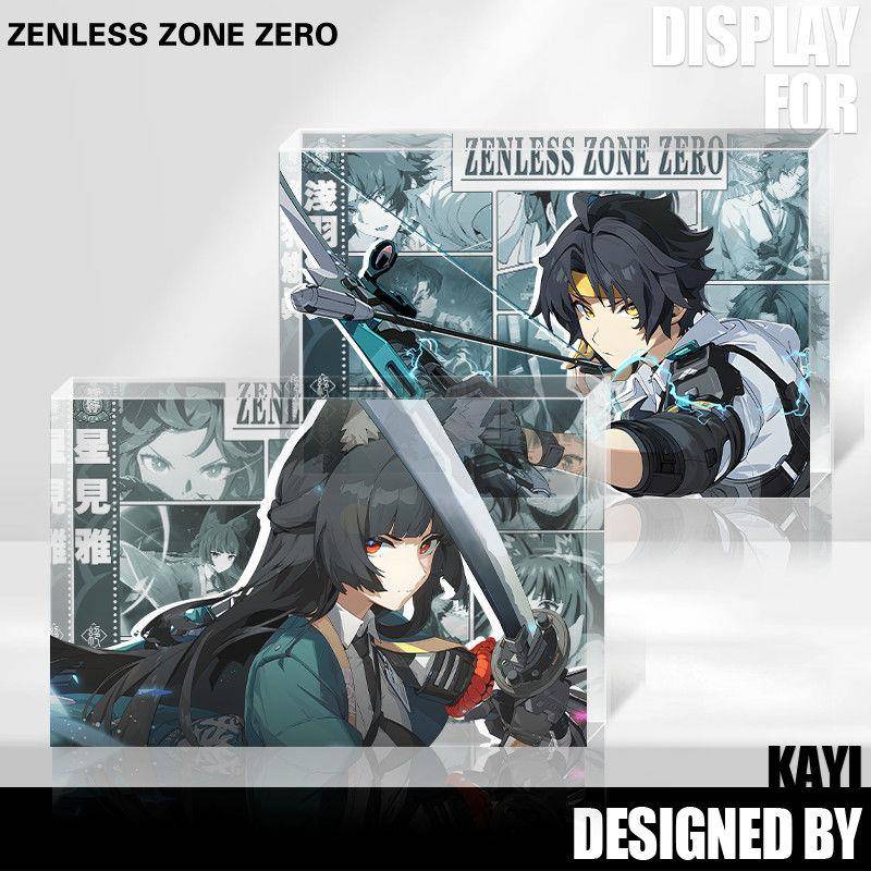 绝区零游戏同人周边水晶亚克力砖星见雅浅羽悠真二次元生日小礼物