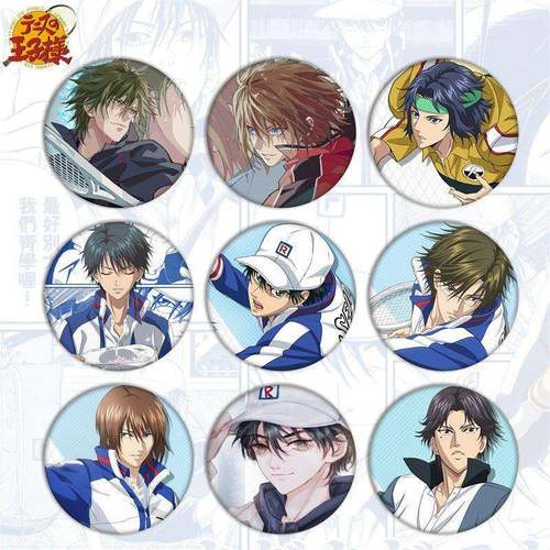 网球王子动漫明星二次元徽章吧唧胸章镭射胸针马口铁包包挂件礼品