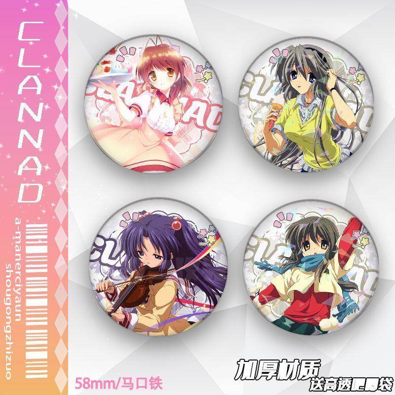 CLANNAD团子大家族周边吧唧古河渚藤林椋藤林杏伊吹风子徽章谷子