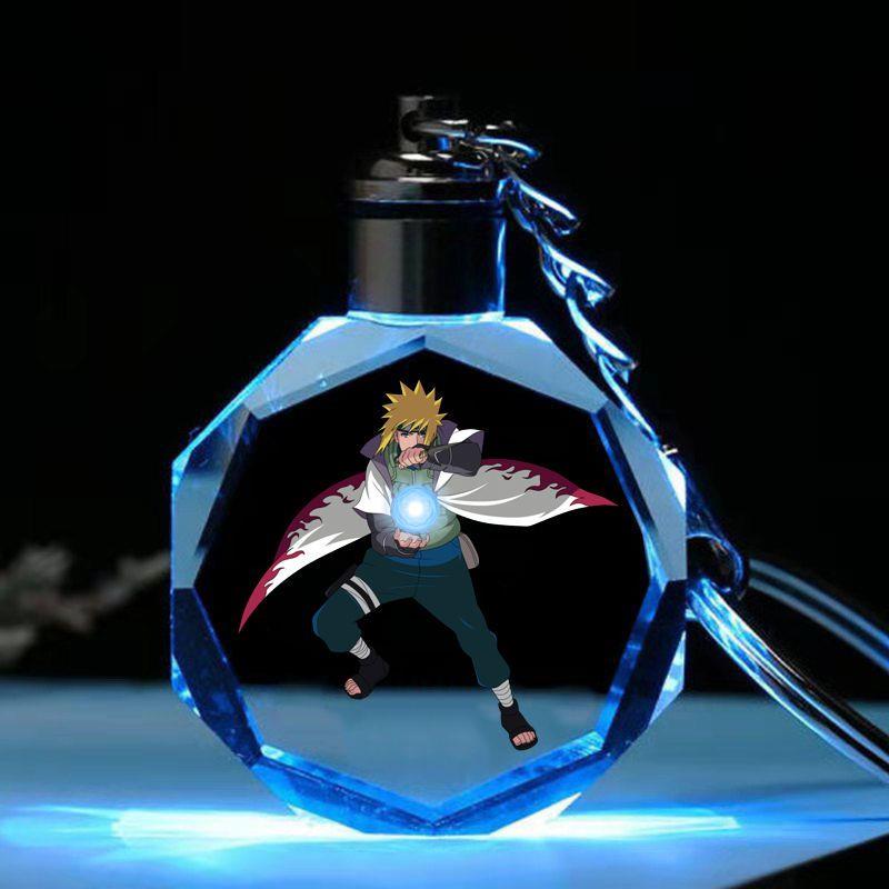 适用火影忍者项炼水晶钥匙扣书包挂件生日礼物女生送男友鸣人毕业