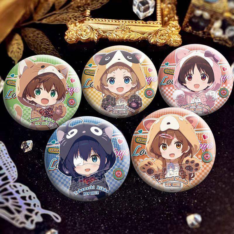 中二病也要谈恋爱动漫Q版周边小鸟森夏勇太早苗茴香徽章同人授权o