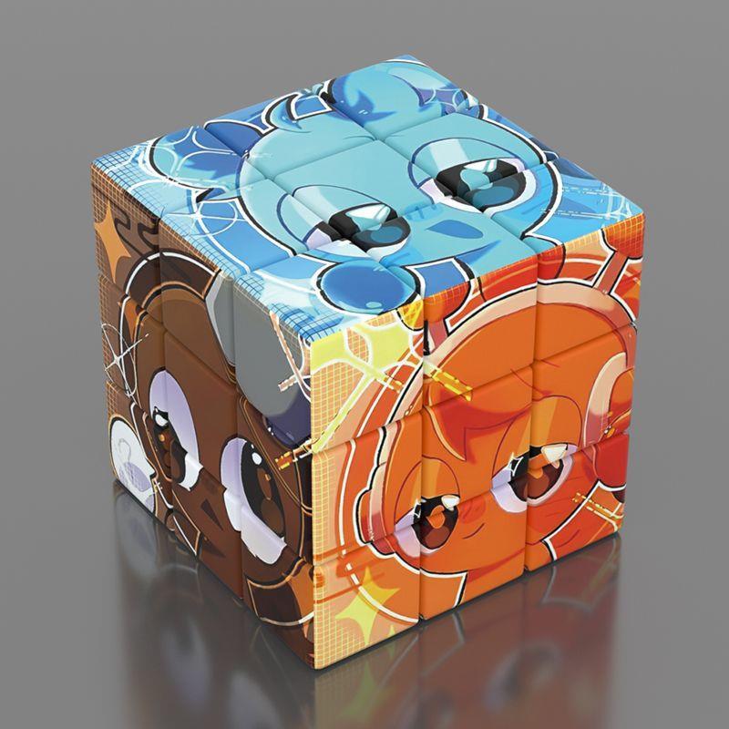 节奏盒子玩偶大号Sprunki三阶拼图魔方益智解压创意玩具学生礼物