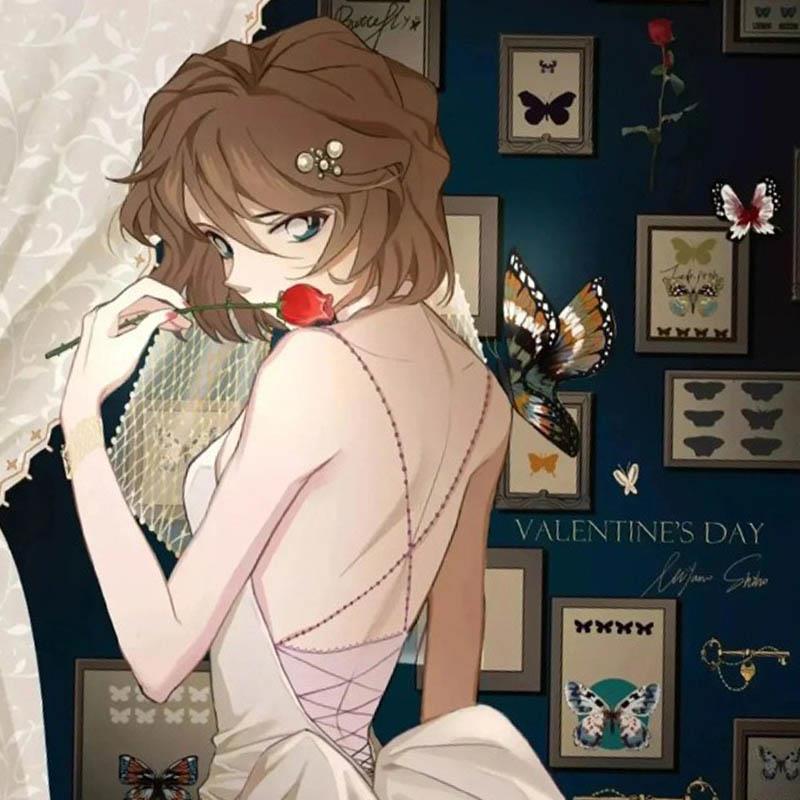 灰原哀 赤井秀一福袋柯南基德礼包六件套周边钥匙扣吧唧镭射票