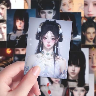 108张燕云十六声壁纸贴纸新款捏脸游戏人物精美周边贴画diy手账