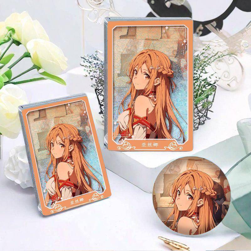 刀剑神域亚丝娜流沙麻将咕卡吧唧生日礼物徽章立牌学生创意咕卡