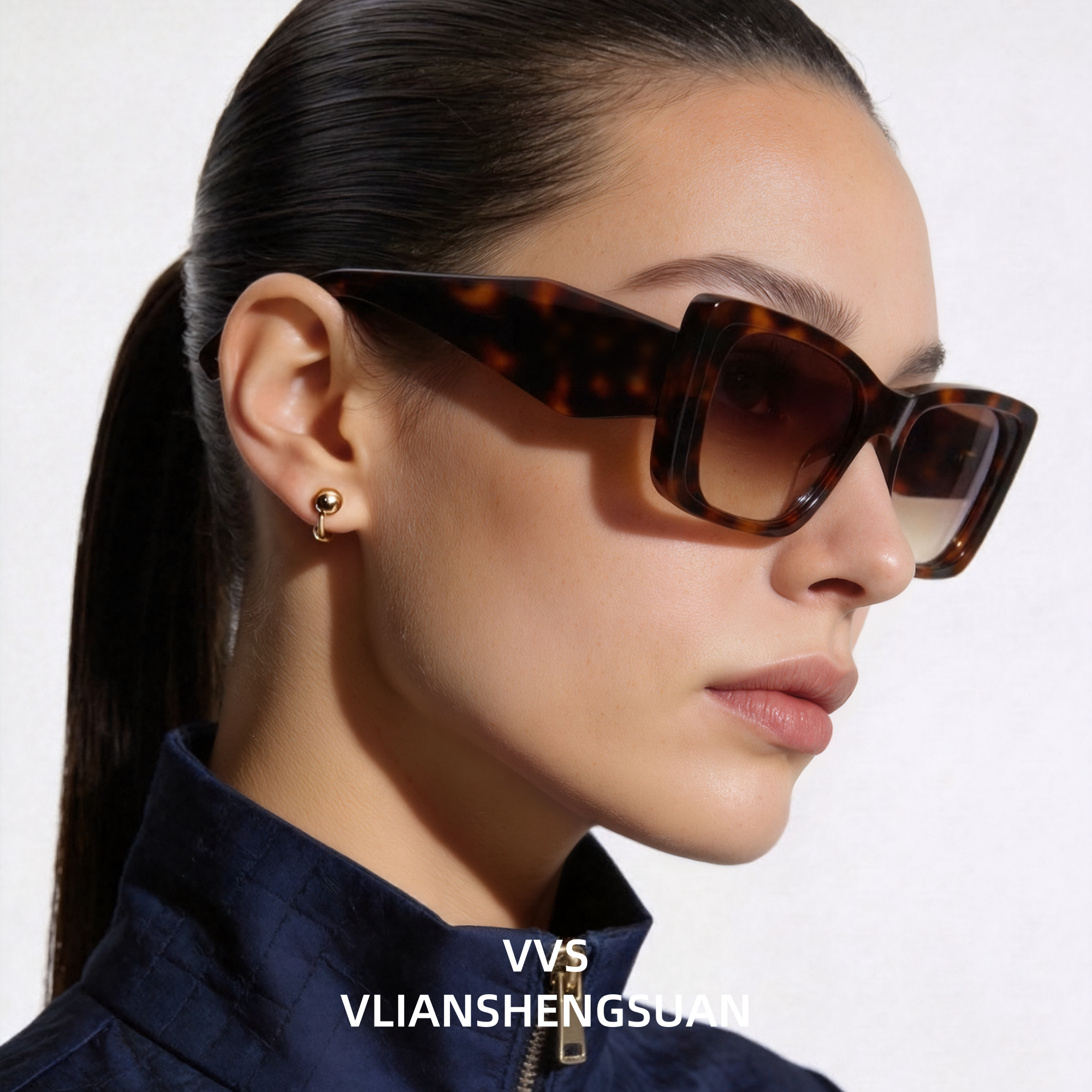 VVS眼镜墨镜太阳镜欧美复古风板材宽腿时尚潮流爆款SPR08Y