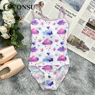 梵舒儿童舞蹈服芭蕾舞蹈练功服体操服女童专业艺考吊带形体服练功