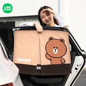 汽车窗帘防晒隔热遮阳磁吸车内遮阳板H遮阳帘车窗防蚊网侧挡遮光