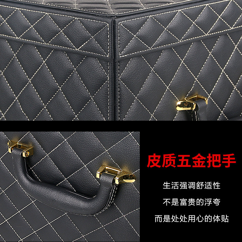 黑色汽车后备储物箱车载收纳x座式箱整理车用尾杂物多功能大后背