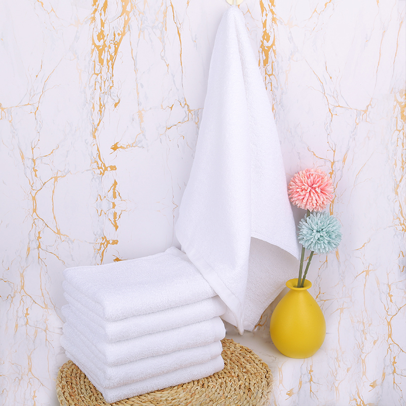 白色毛巾纯棉宾j馆酒店美容院洗浴专用加厚吸水全棉蓝黄咖啡色面