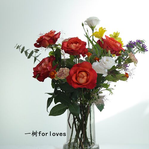 一树包月一周一鲜花混搭花束家庭办公水养送礼T云南直发速递包邮