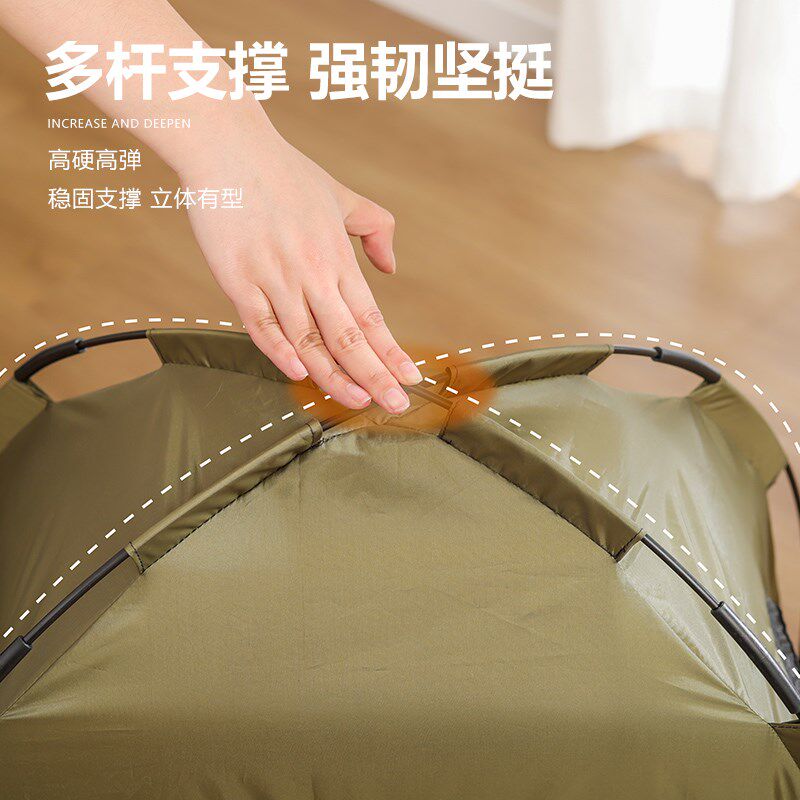 狗狗行军床狗窝猫窝带帐篷高承重四季通用可拆洗离地Y夏天宠物狗