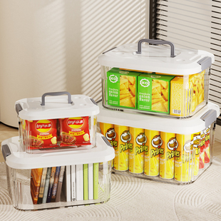 手提透明收d纳箱玩具收纳箱衣服整理箱家用车用工具杂物塑胶收纳