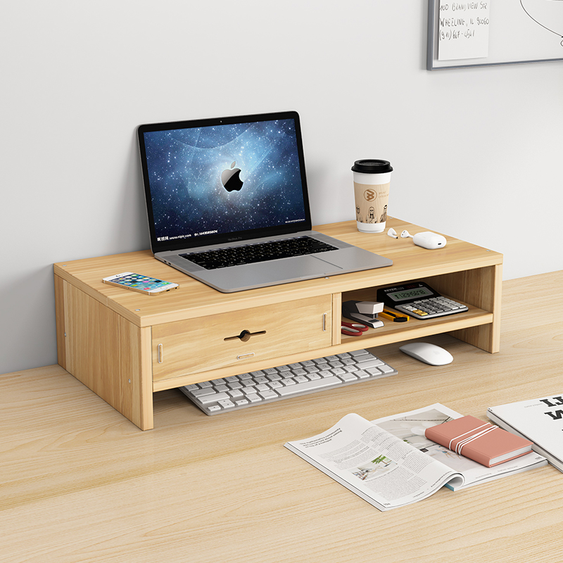 简约桌面收纳笔记本电脑增高架 宿舍办公室显示器垫X高多层置物架