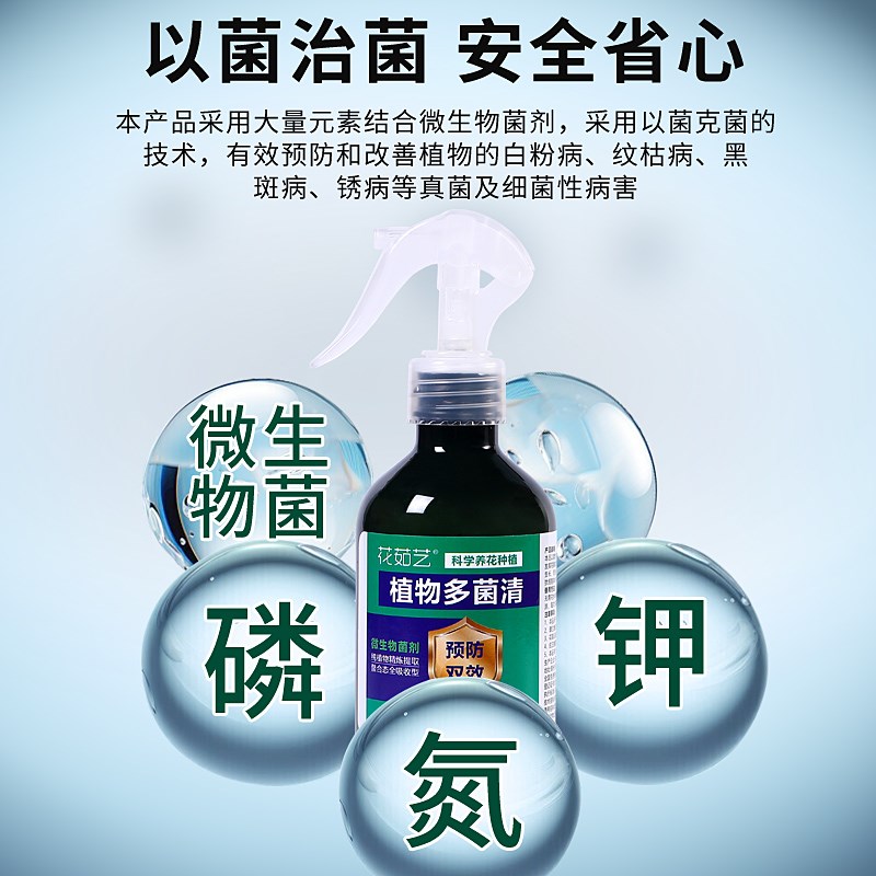 发财树黄叶枯叶烂根专用药掉叶黄斑白斑病M叶斑病杀菌剂肥料营养