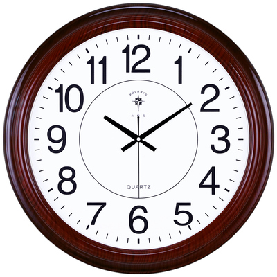 北极星超大尺寸h静音客厅中式办公挂钟网红时钟日历钟表夜光石英