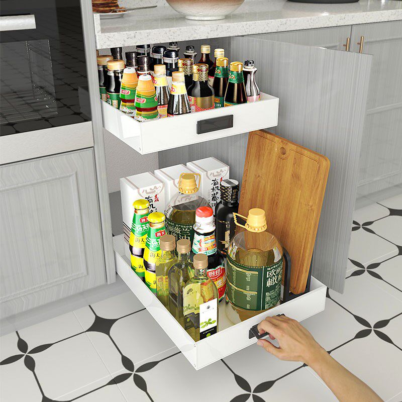 环保厨房超深柜i改造抽屉托盘衣柜橱柜子带轨道分层收纳盒全PP材,收纳整理,收纳箱,淘宝优惠券,粉丝福利购,淘宝优惠卷