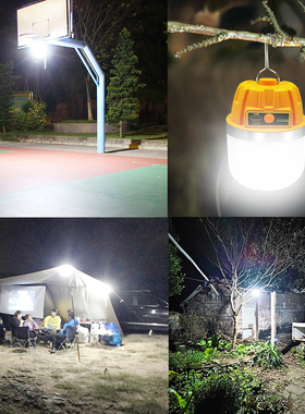充电灯泡夜市摆摊地摊灯tle用停电应急照明灯户外移动便携挂灯