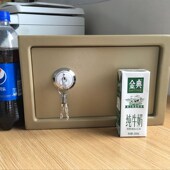 特价 家用办公小型20K叶片锁A机械入墙全钢保管箱保险柜老人保险