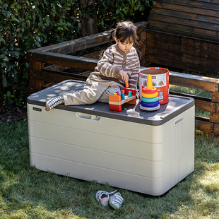 阳台储物柜室外防水防晒收纳工具柜庭院户外花园家V用杂物置物箱