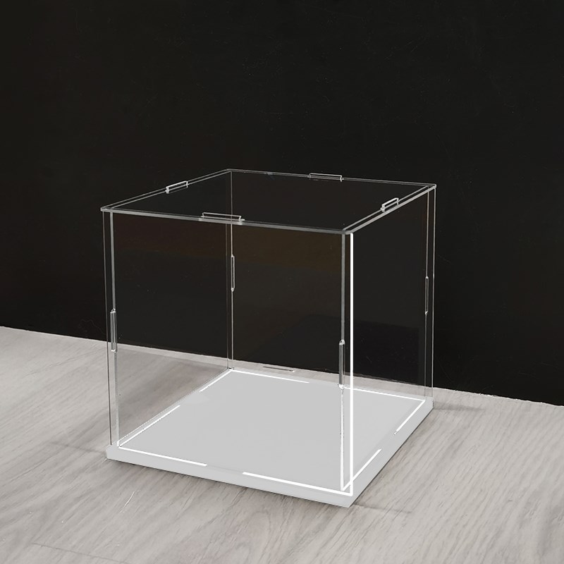 桌面盒子适用ROKR若q客秘境大提琴防尘罩高清透明收纳展示盒亚克