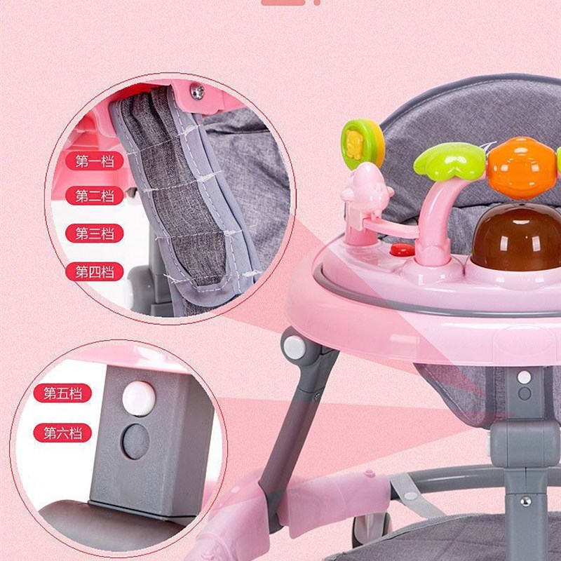 6到18个月宝宝学步车o防o型腿防侧翻2024新型多功能婴幼儿童学行