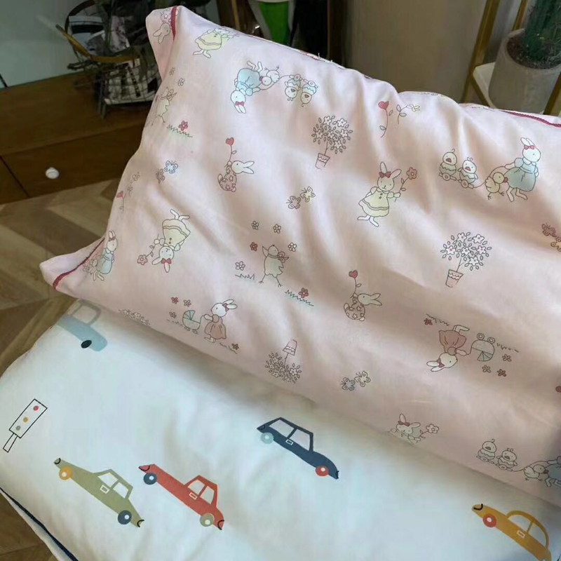 儿童枕套纯棉卡通长绒棉全棉恐龙乳胶记E忆4060男孩3555无荧