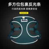 狗狗牵引绳宠物胸背带背心式 薄 透气网布遛狗K绳泰迪中小型犬夏季