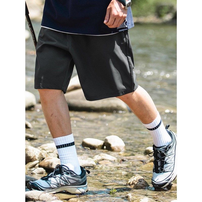 男夏季山系休闲工装短裤 户外H机能直筒宽松型五分裤潮,男装,短裤,淘宝优惠券,粉丝福利购,淘宝优惠卷