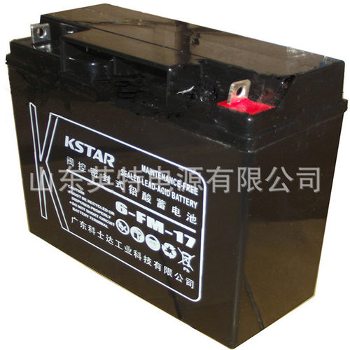 销售KSTAR蓄电池12V17AH6-FM-17铅酸免维护蓄电池应急蓄电池