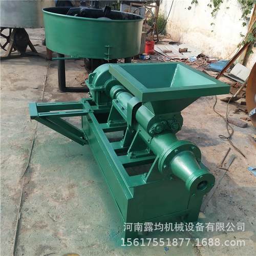 多功能机制炭制棒机碳粉螺旋挤压成型机创业好项目烧烤碳棒制棒机