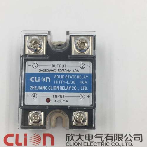 clion欣大4-20mA控制固态调压SSR-40LAHHT1-L/22(38)40A220V380V