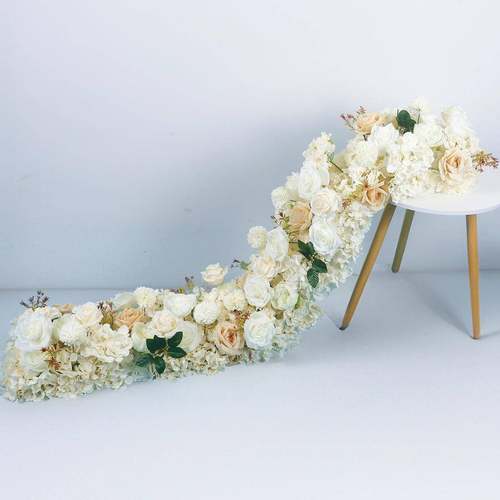 珍珠棉泡沫棉底仿真花排婚庆婚礼布置四方亭T台装饰排花路引花