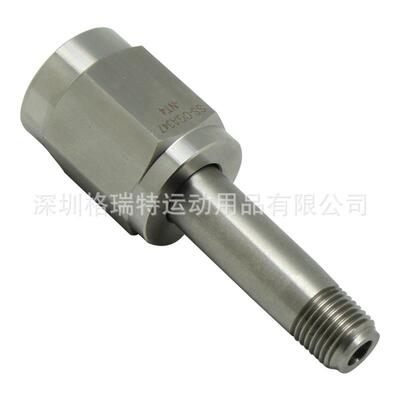 CGA347钢瓶转接头大气瓶充小气瓶不锈钢充气接头1/4NPT外螺纹接口