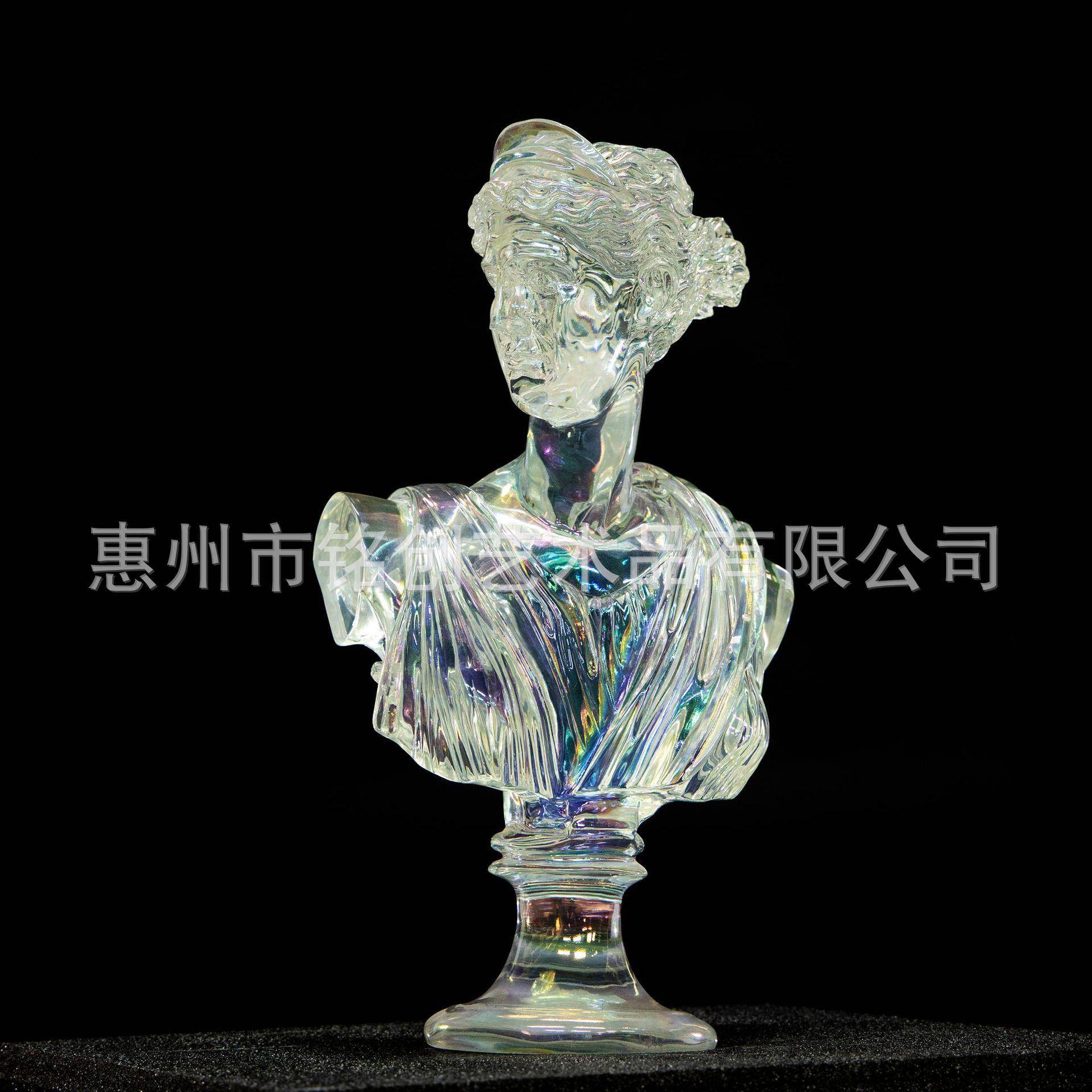 铂晶创意摆件家居软装设计树脂大卫抽象人物人像人脸雕塑摆件创意