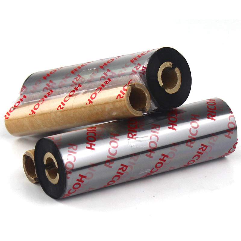 理光水洗碳带D110C 90mm*300m 缎带水洗唛专用碳带耐高温水洗