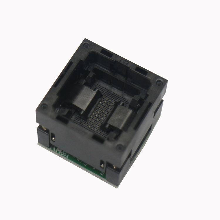 BGA100下压弹片转48pin测试座BGA100转48pin测试座BGA转48测试座