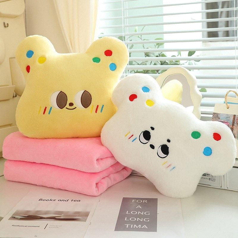 多巴胺抱枕沙发客厅摆件床上女生睡觉午休靠垫办公室午睡毯子两用