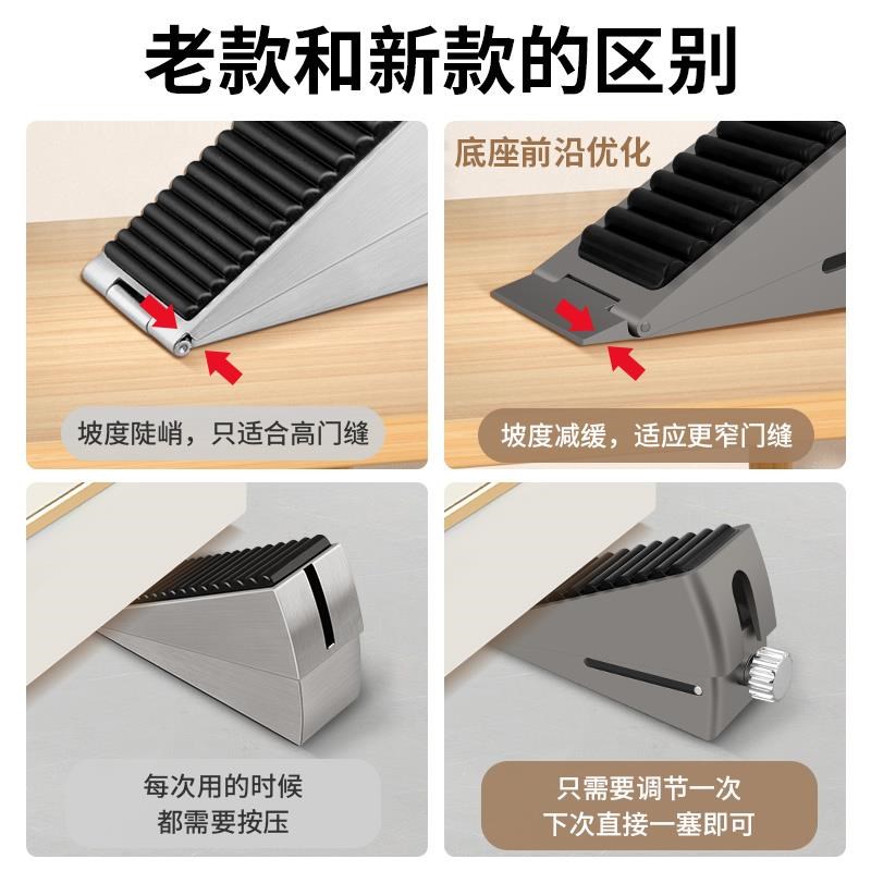 阻门器顶门塞挡风防风卫生间w门碰防撞抵堵门免打孔固定器掩门楔