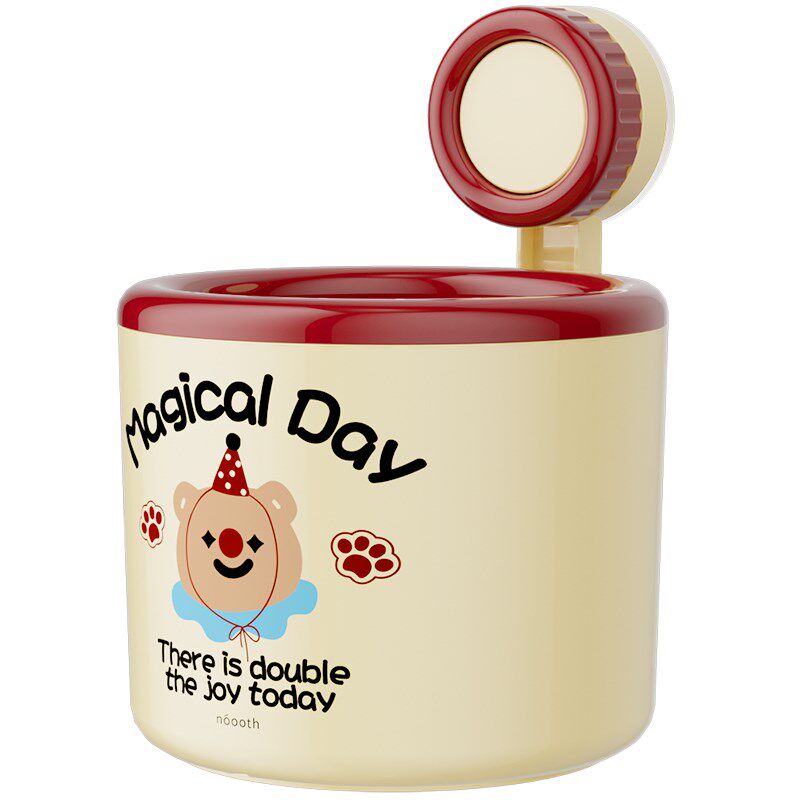 吸盘垃圾桶壁挂废弃洗脸巾悬挂式收纳桶家用卫生间小丑熊迷你纸篓