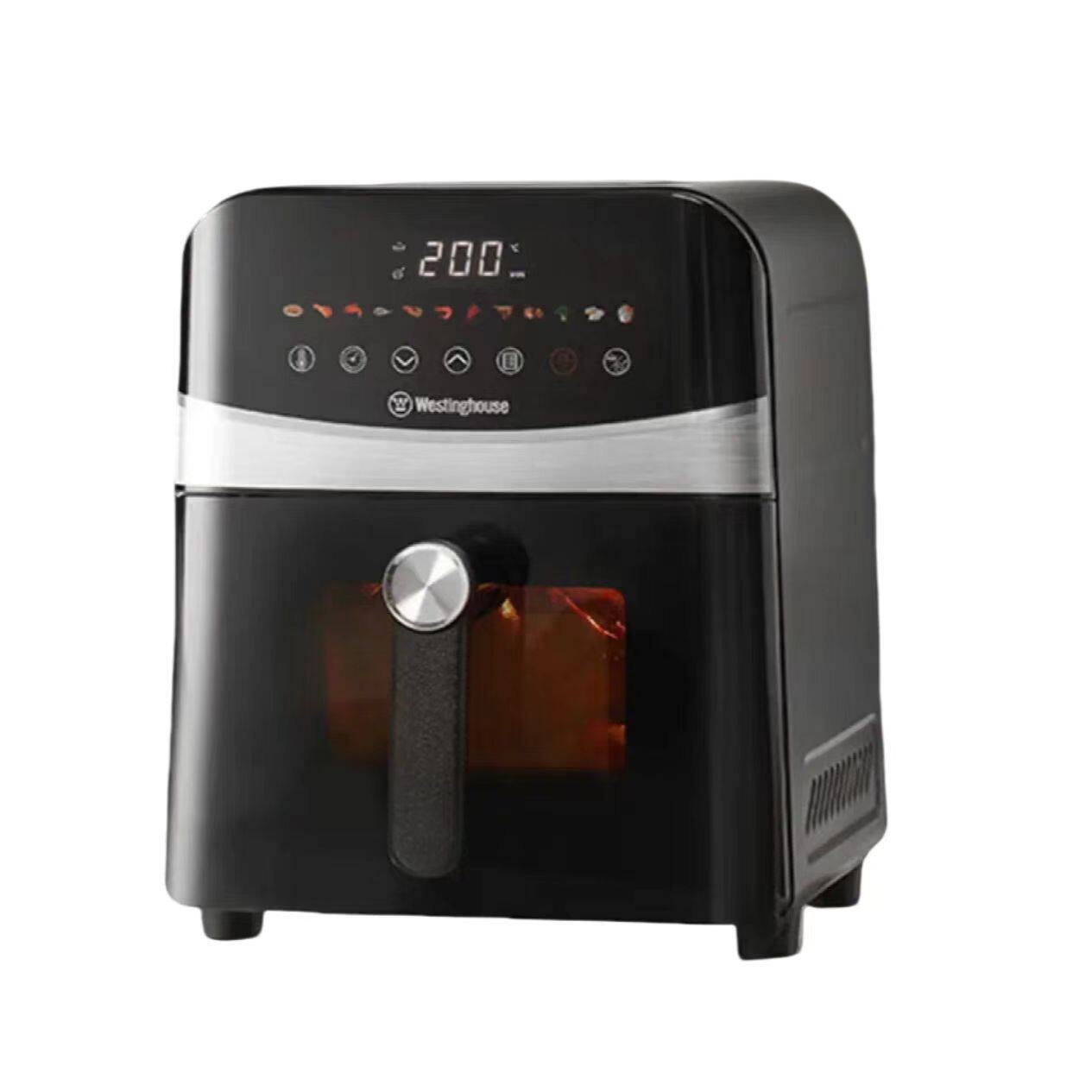 可视化空气炸锅家用6升大容量金属内腔体免翻面炸锅 WKZ60H10