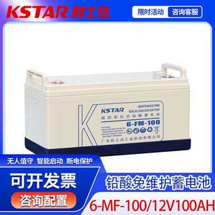 直流屏UPS 科士铅酸免维护达蓄电池6 12v100AH EPS 100