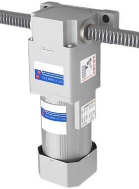 直线推杆220Vj380v往复齿条伸缩减速电机垂直升降移动刹车交流马