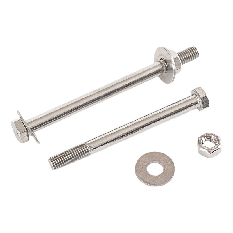 M6M8M10M12 304不锈钢外六角穿H墙螺丝长螺杆加长螺栓对穿丝杆