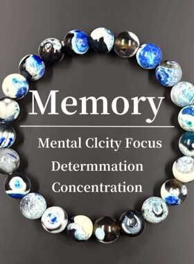 temu希音TK跨境爆款-蓝色玛瑙石可调节手链手串现货批发