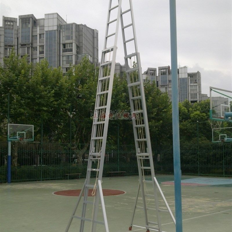 5米人字升降梯子伸缩扶梯折叠梯加厚工程梯收缩梯安全梯便携梯