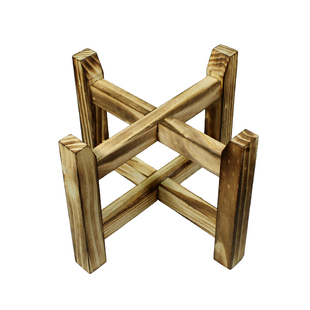 古法陶瓷鱼缸底座架子水缸木脚架花盆支架酒坛酒缸木架实木支撑架