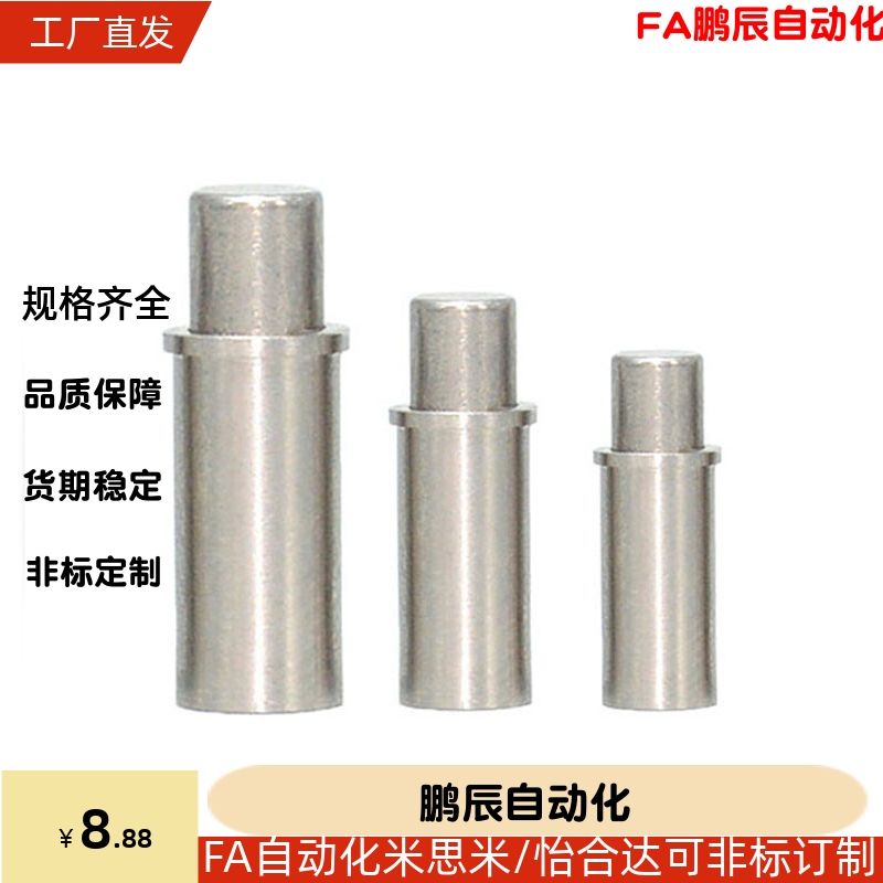 MPFS2-1.5-MPFS5-4平头销型小径弹柱塞ZAS21光身定位销 (ZC206-1)