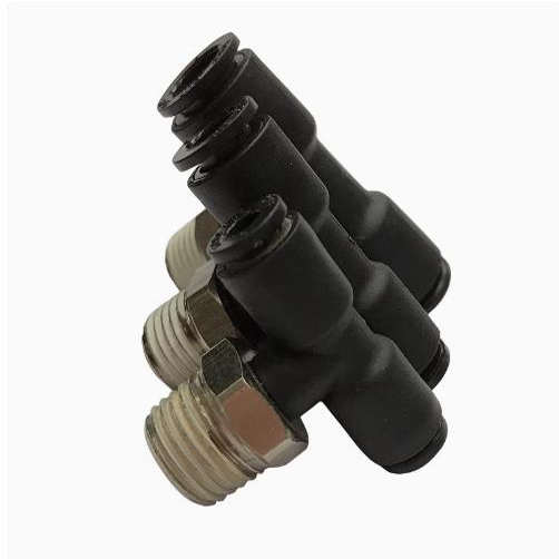 快速接头 T型二通接头 C-MSTEL-4-6-8-10-12-1-2-3-4-M5 PU管接头